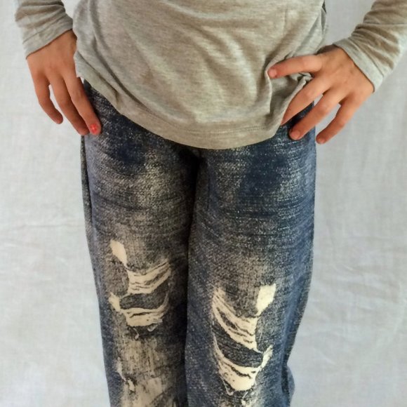 Denim Jogger Pants - Picture 2 of 3